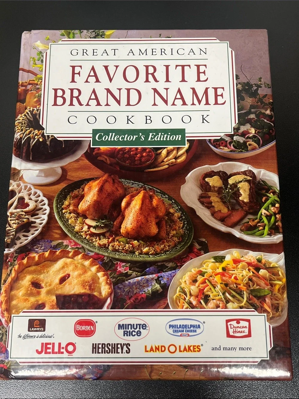 Great American Brand Name Cookbook - Collector's Edition - Gilt Page Edges